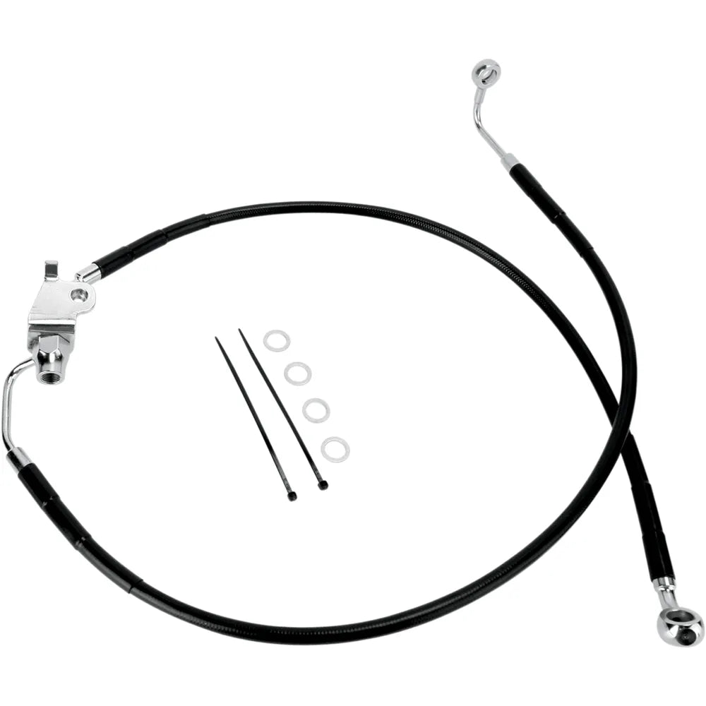 Brake Line - Rear - XL '04-'13 - Black