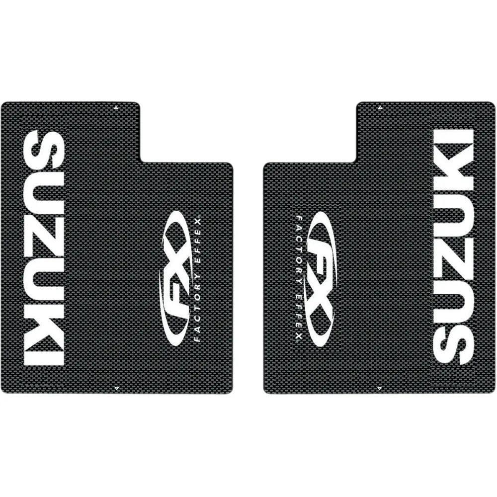 Carbon Fiber Fork Shield - Suzuki