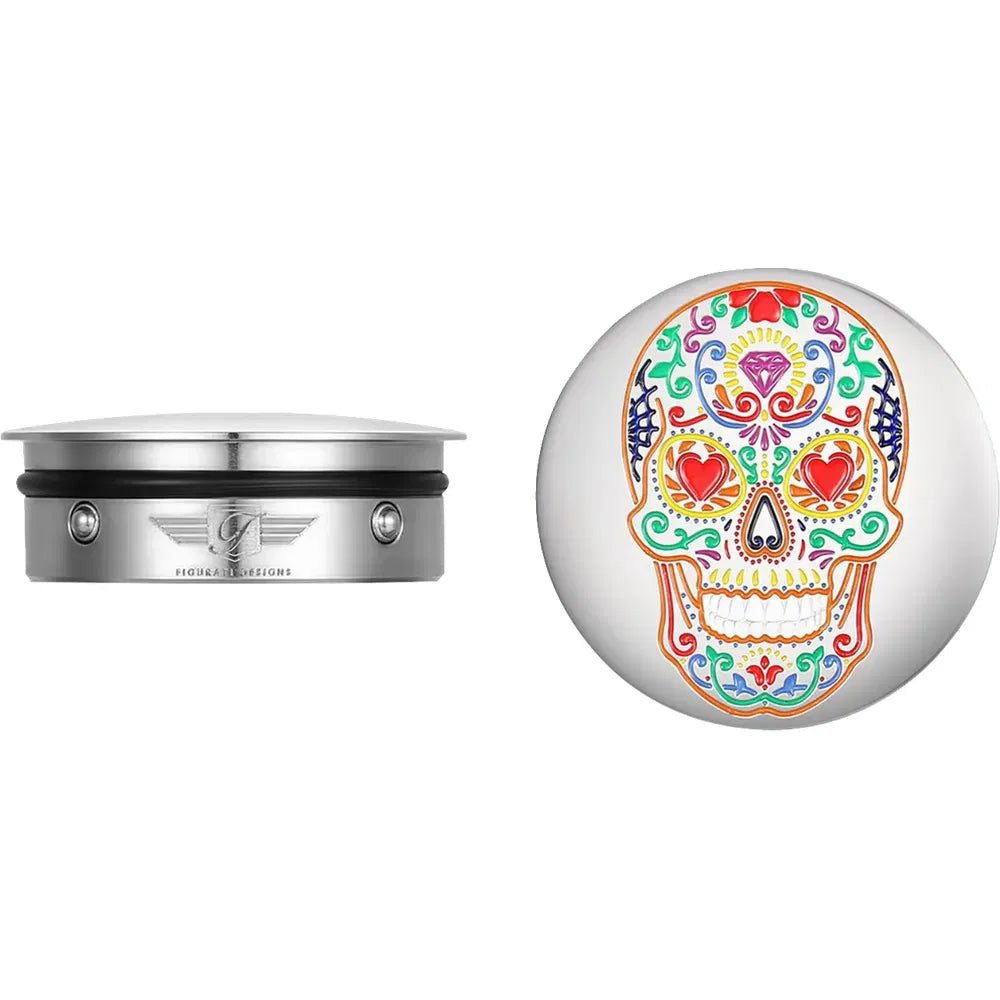 Cubiertas para brazos oscilantes - Cubiertas para brazos oscilantes - Calavera de azúcar - Pulido - Acero inoxidable