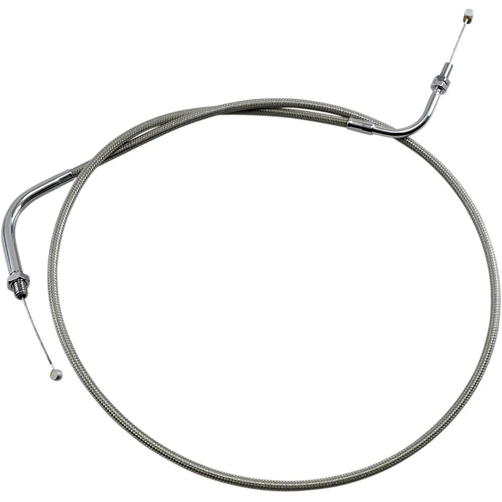 Throttle Cable - Push - Yamaha - Stainless Steel