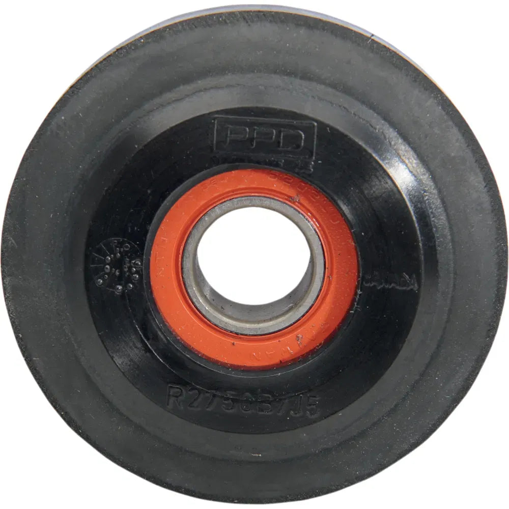 Idler Wheel with 6202-2RS Bearing - Black - 2.75" OD x 0.625" ID