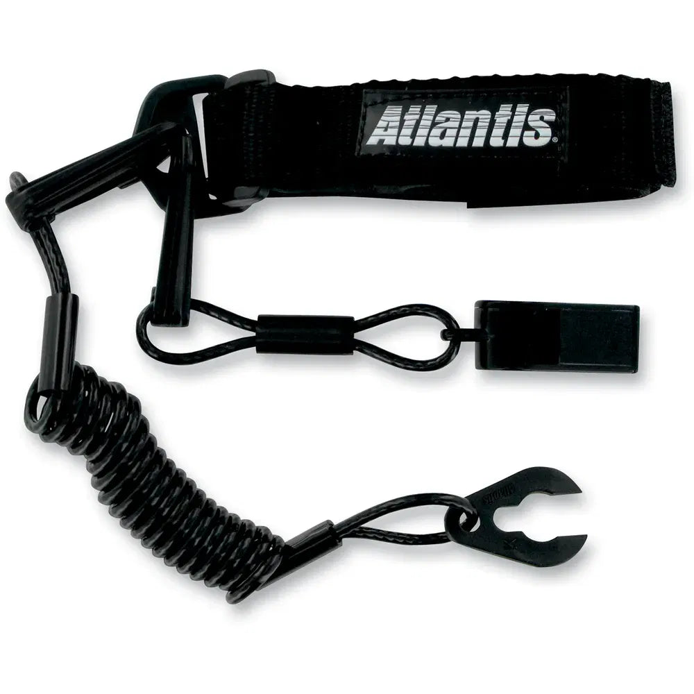 Lanyard with Whistle - Kawasaki - Black