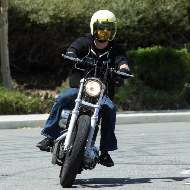Burbuja de 3 broches para casco Biltwell - amarillo