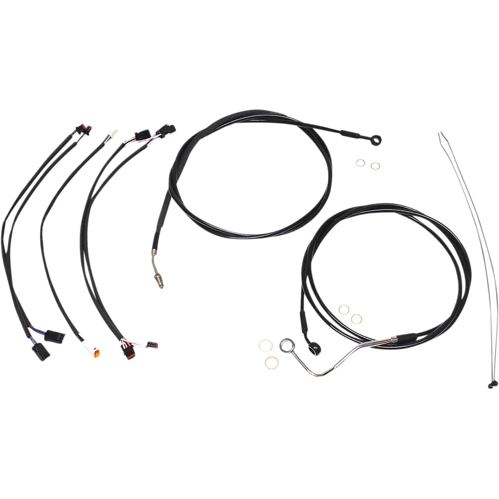 Kit de instalación de manillar XR - Kit de instalación de manillar XR - Colgadores Ape de 12"-14" - FLHRXS '17-'20 - Negro