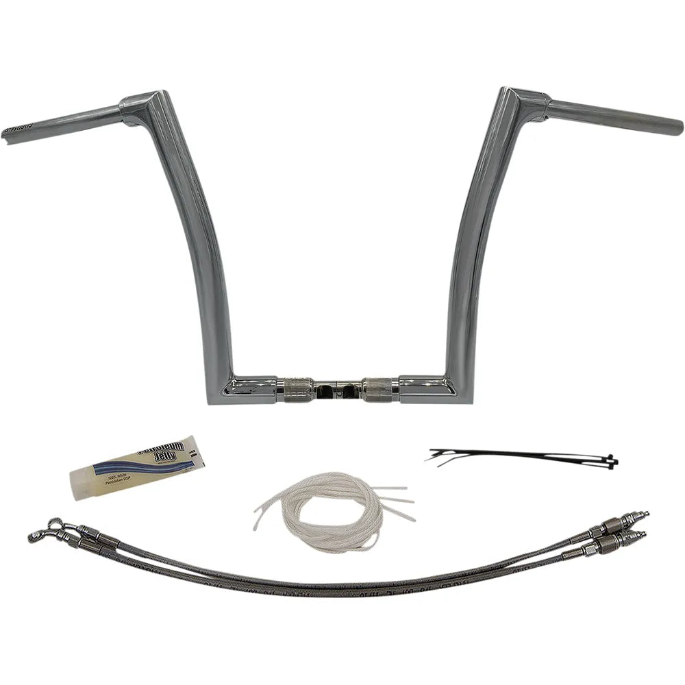 14" Chrome 1-1/2" Flat Top Handlebar Kit61457427