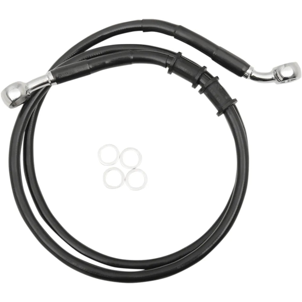 Front Brake Line - XL - Black +10"0518