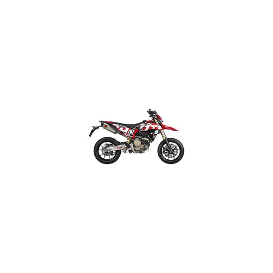 Escape Akrapovic - Slip-On Line Mufflers - Titanium - Hypermotard 698