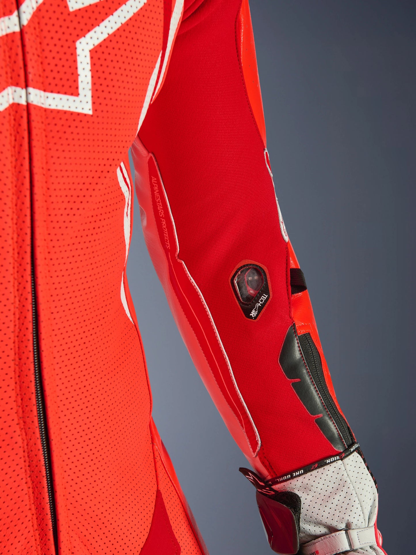 Traje de Piel Alpinestars GP Tech v5 - Rojo