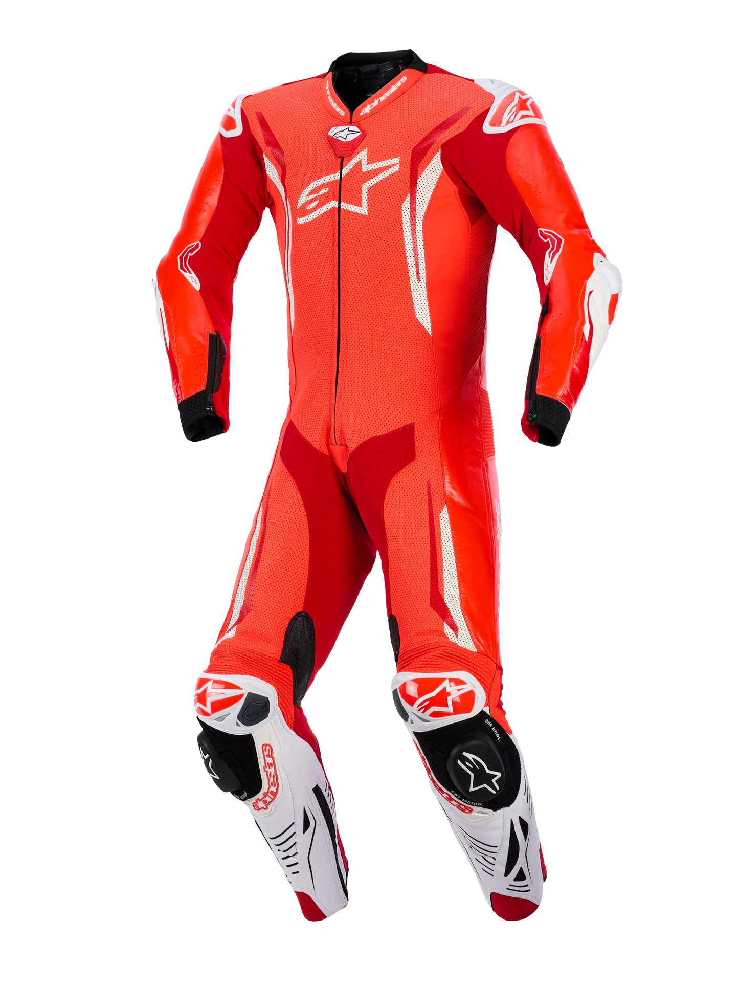 Traje de Piel Alpinestars GP Tech v5 - Rojo