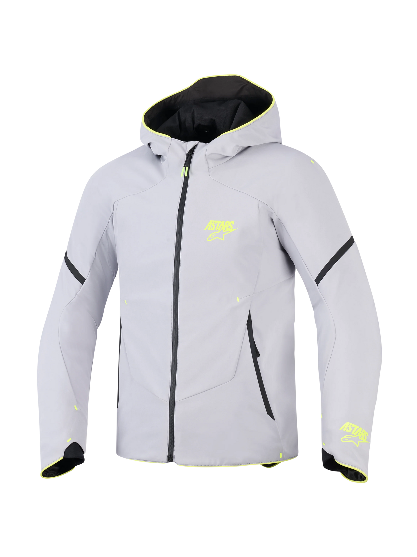 Chamarra Alpinestars Aeroshell WP - Gris medio/Amarillo fluo