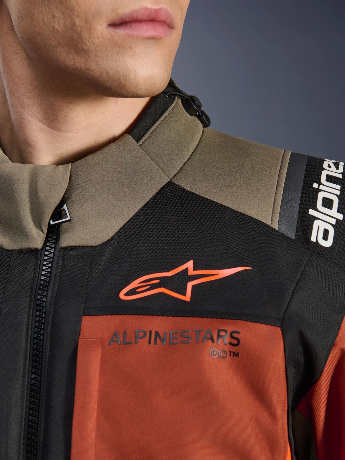 Chamarra Alpinestars Andes v4 Drystar® - Nogal/Óxido/Negro