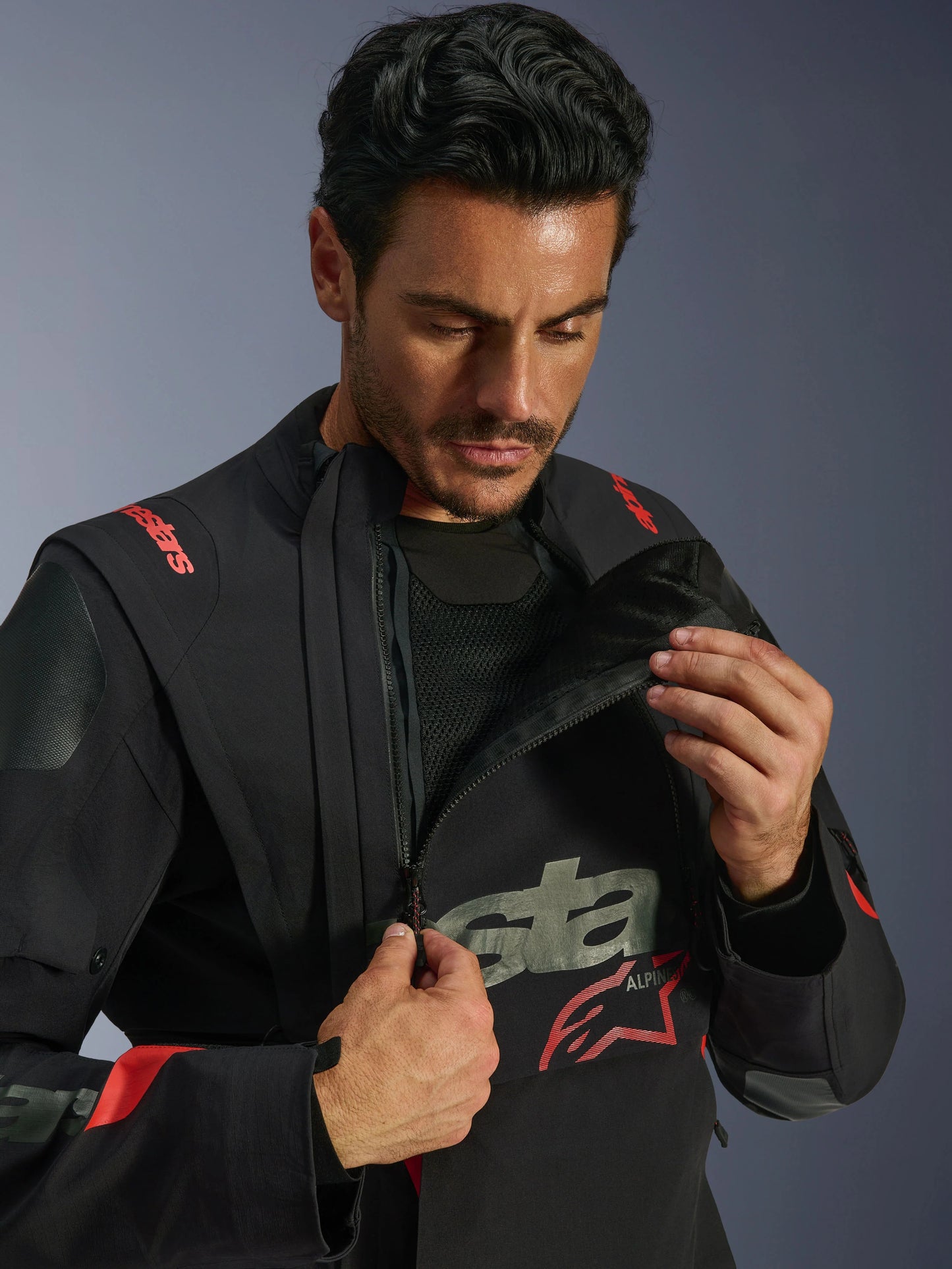 Chamarra Alpinestars Halo Pro Drystar® XF Laminada - Negro