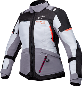 Chamarra Alpinestars Stella Andes v4 Drystar - Gris/Gris hielo/Negro/Coral