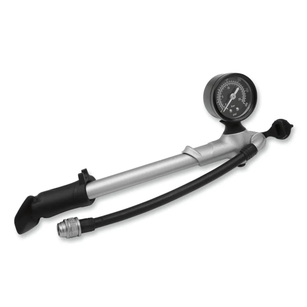 Bomba de aire para suspension con medidor 0-30 psi