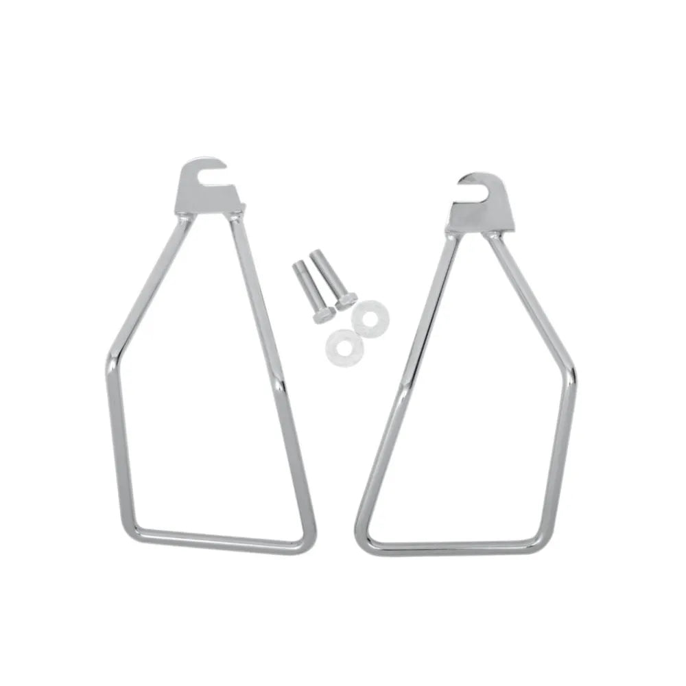 Soportes para alforjas cromo
