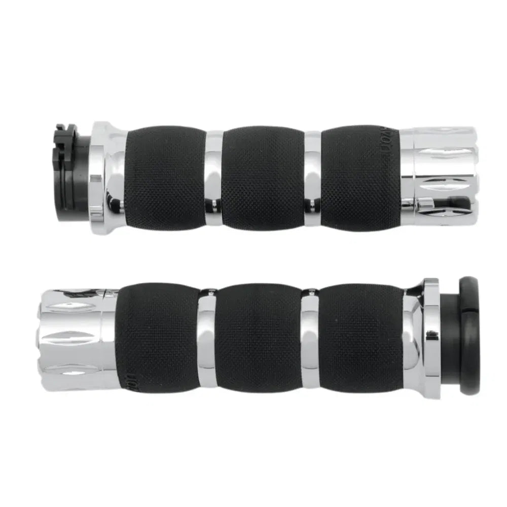 Puños Avon Grips Rival aceleracion mecanica cromo