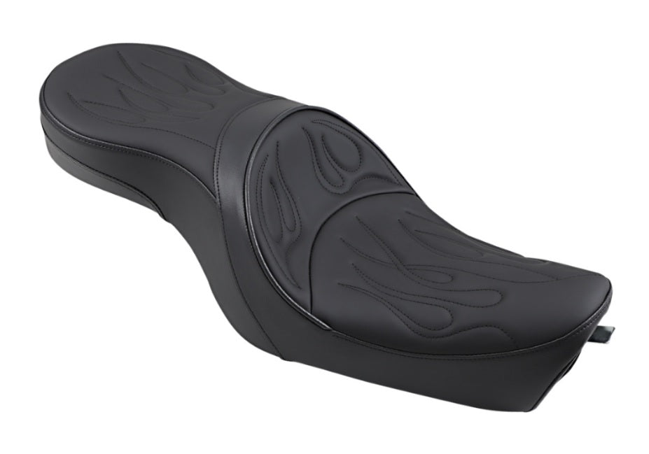 Asiento Drag Specialties turismo flamas