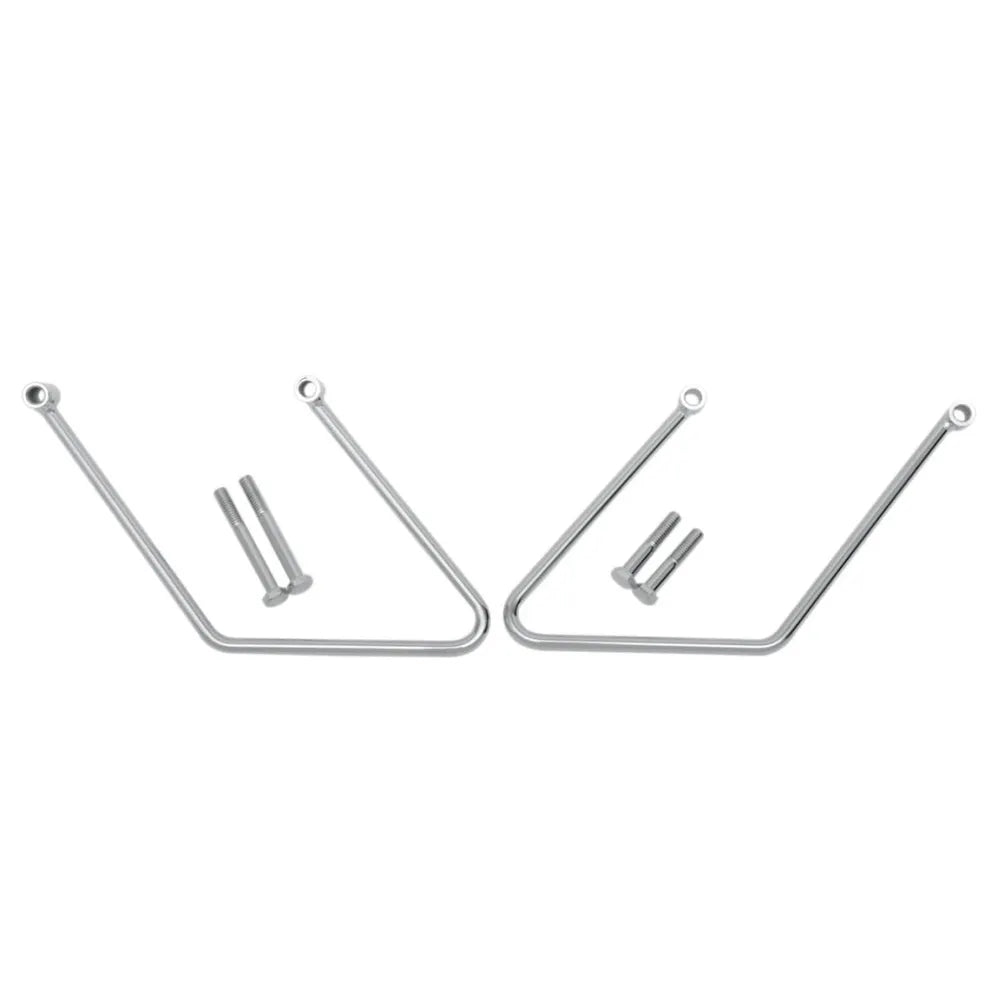 Soportes para alforjas cromo