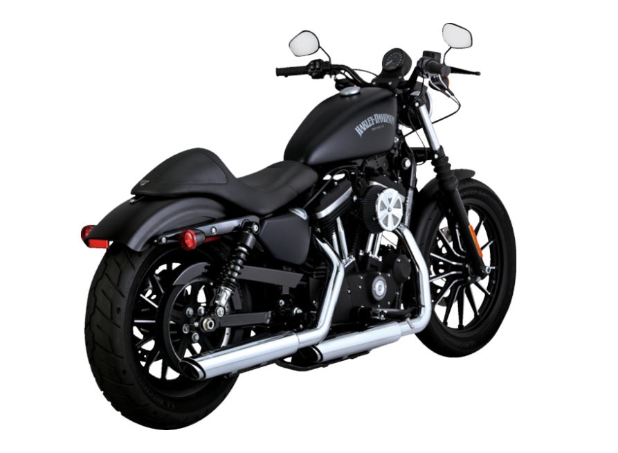 Mofles Vance & HInes Twin Slash 3" cromo