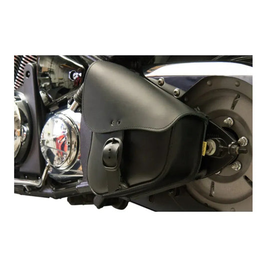 Alforja lateral de piel para basculante H-D Softail