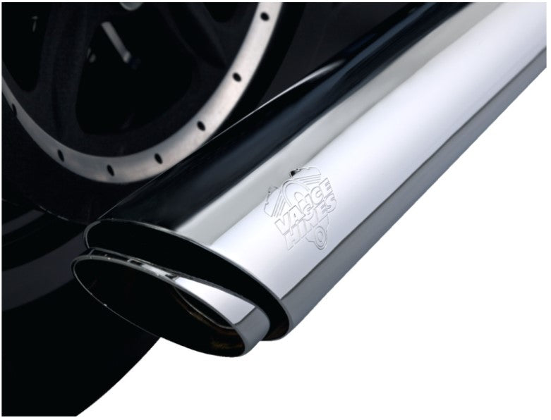 Mofles Vance & HInes Twin Slash 3" cromo