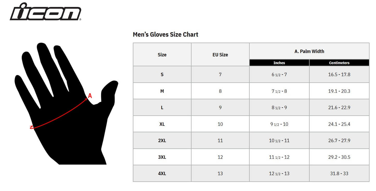 Guantes Icon Hooligan Crestfallen - Negro