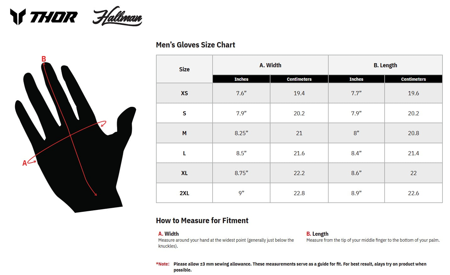 Guantes Thor Sportmode Iconic - Rojo