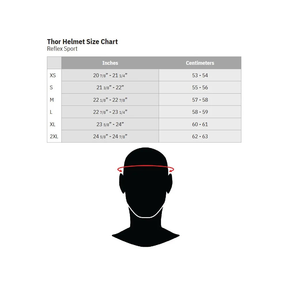 Casco Thor Reflex Sport Strike - Navy/Acid