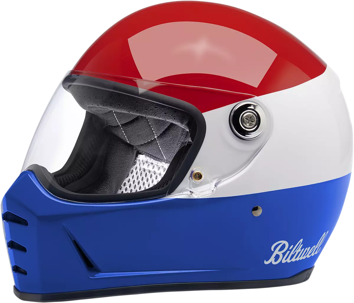 Casco Biltwell Lane Splitter Podium - rojo/blanco/azul