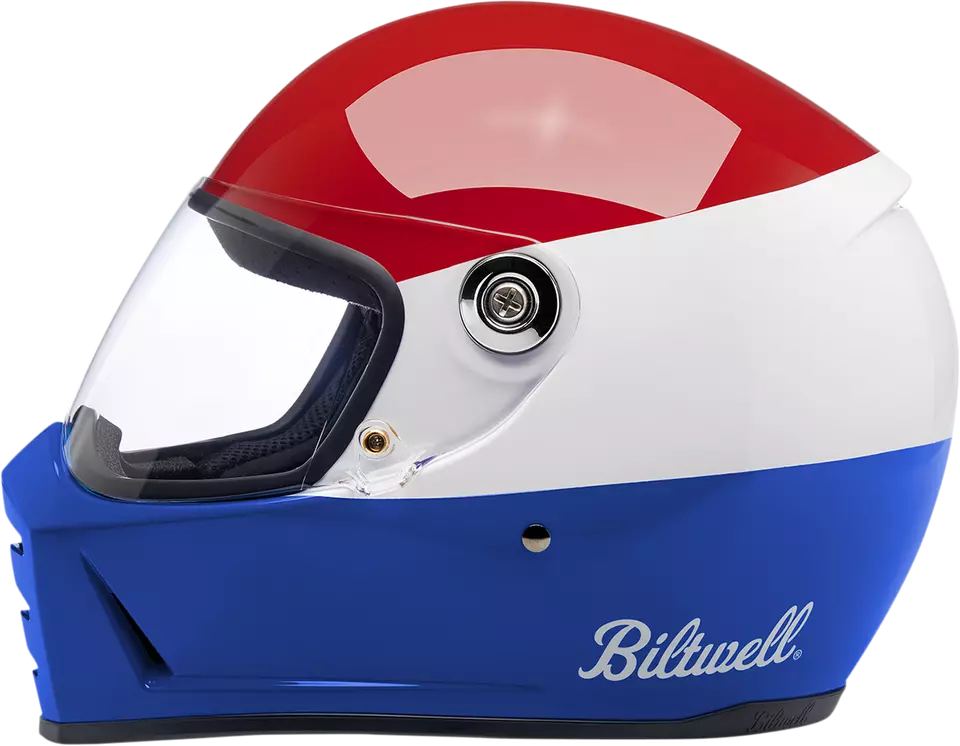 Casco Biltwell Lane Splitter Podium - rojo/blanco/azul