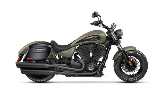 44L - Lamellar Stallion Extra Large Victory Gunner Painted Motocicleta Hard Alforjas