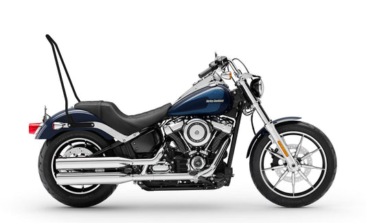Iron Born Blade 25" Sissy bar para Harley Softail Low Rider Matte Black