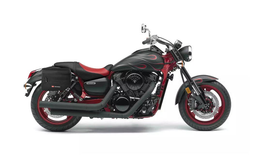 10L - Patriot Small Kawasaki Mean Streak 1600 Throw Over Alforjas