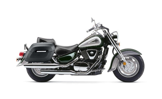 40L - Lamellar Raven Extra Large Suzuki Intruder 1500 Matte Hard Alforjas