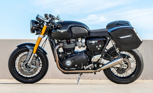 24L - Ironclad Quick-Mount Medium Triumph Thruxton RS Matte Hard Alforjas