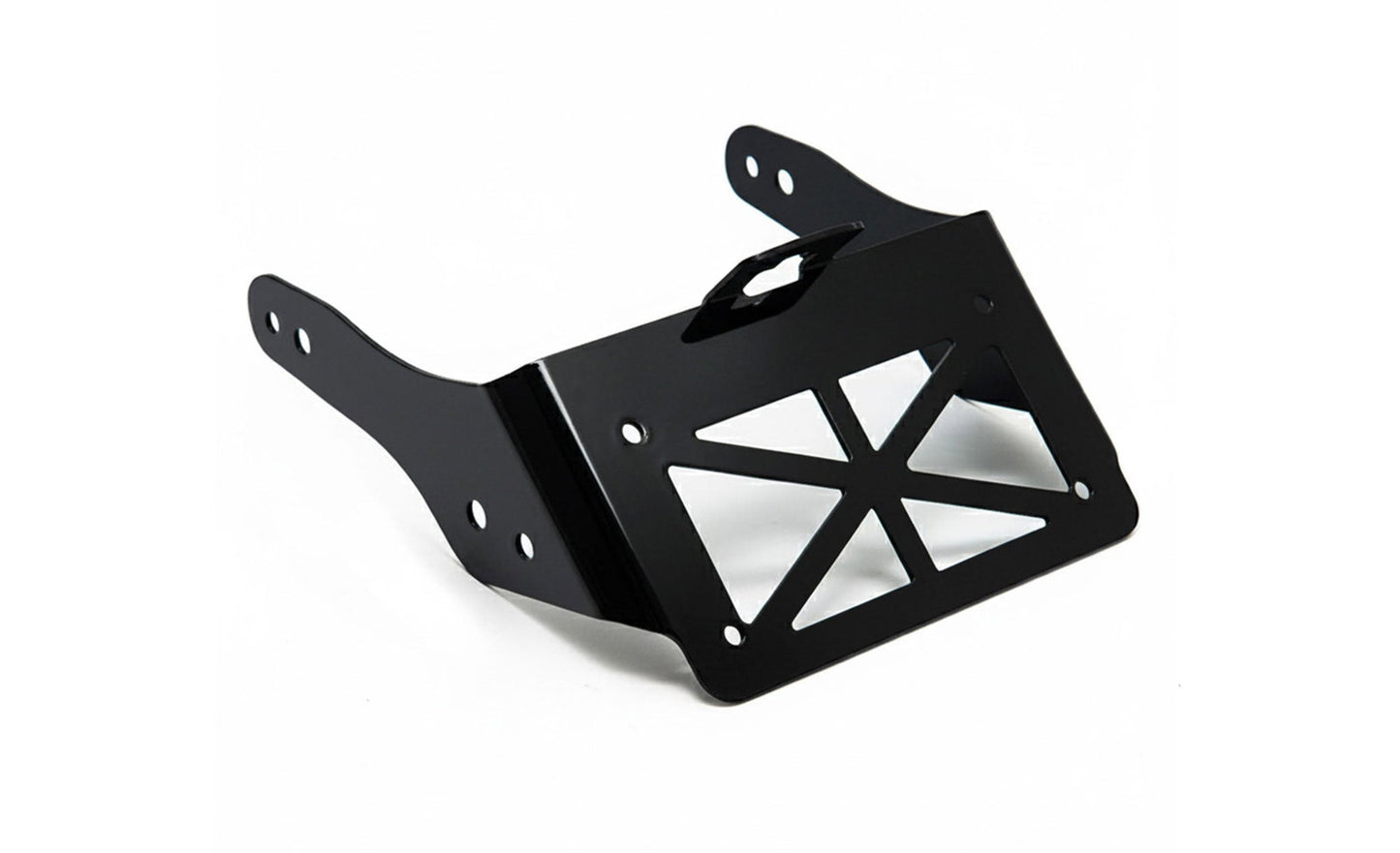 Viking Turn Signal & License Plate Relocation/ Extension Kit para Harley Dyna Wide Glide FXDWG/I Gloss Black