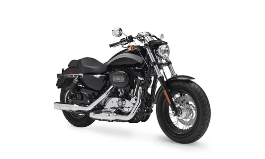 Viking Iron Born Drag Handlebar para Harley Sportster 1200 Custom XL1200C Gloss Black