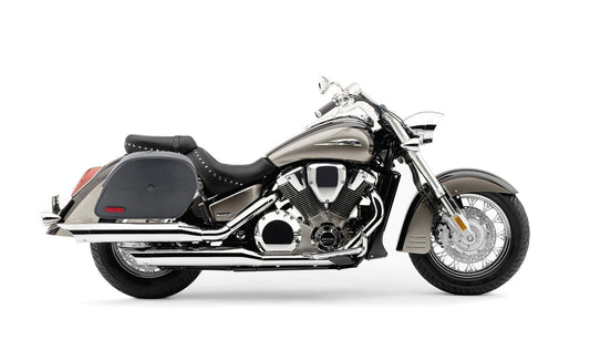 28L - Panzer Medium Hard Mount Honda VTX 1800 S Motocicleta Alforjas
