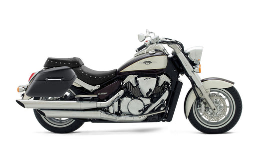 42L - Baldur Extra Large Suzuki Boulevard C109 Matte Motocicleta Hard Alforjas
