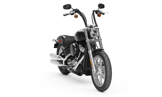 Viking Iron Born 12" Handlebar para Harley Softail Standard FXST/I Matte Black