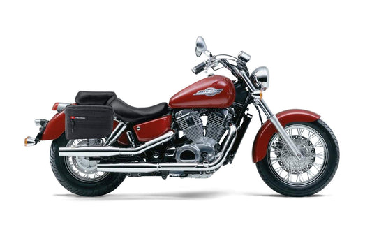 18L - Patriot Medium Honda Shadow 1100 ACE Motocicleta Throw Over Alforjas