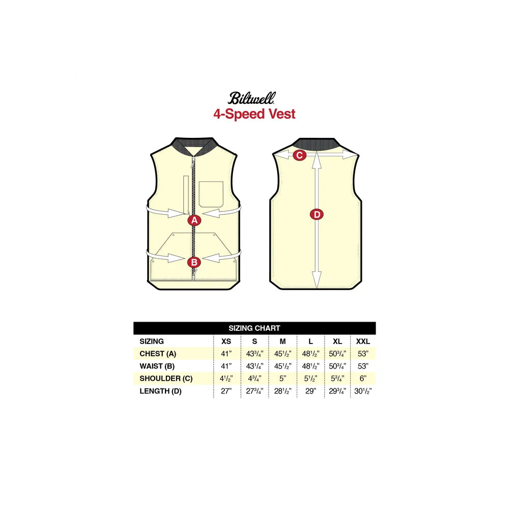 Chaleco Biltwell 4 Speed - Negro