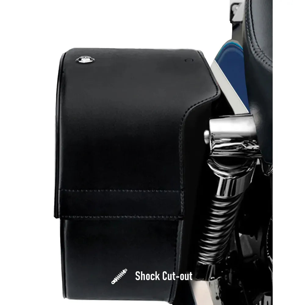 Alforjas de Cuero Viking Pantheon de 26 Litros - Harley Sportster 1200 Custom XL1200C/XLH1200C