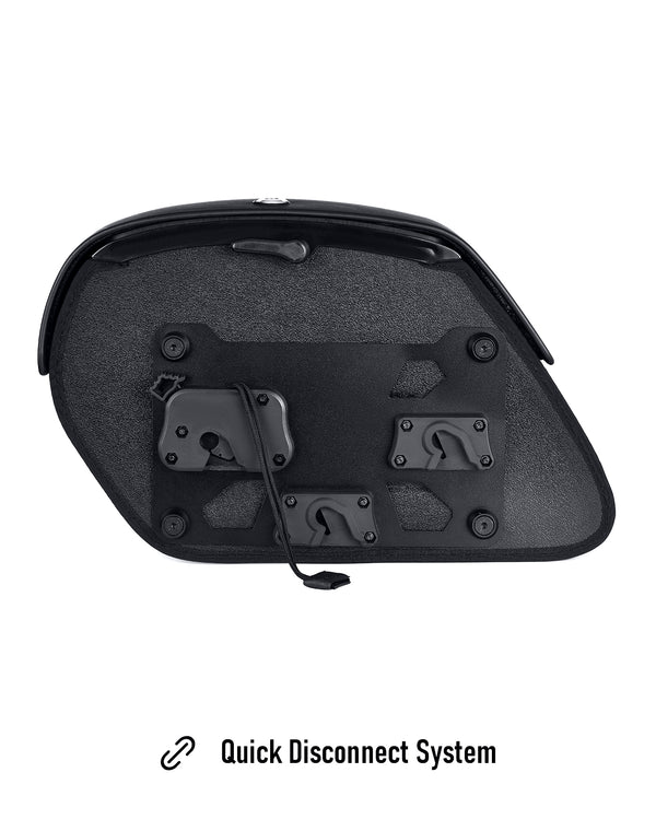 Alforjas desmontables de piel Viking Bags Baelor 28L