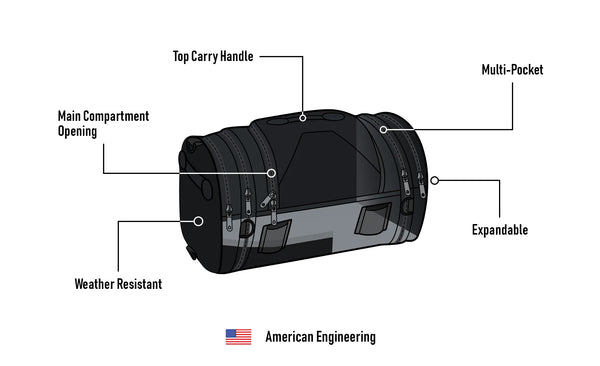 Alforja Viking Bags Axwell Indian Motorcycle - 20L