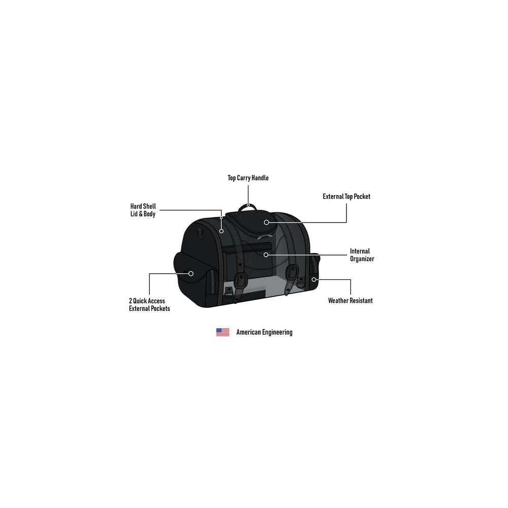 Bolsa de piel para respaldo Viking Bags Century - 28L