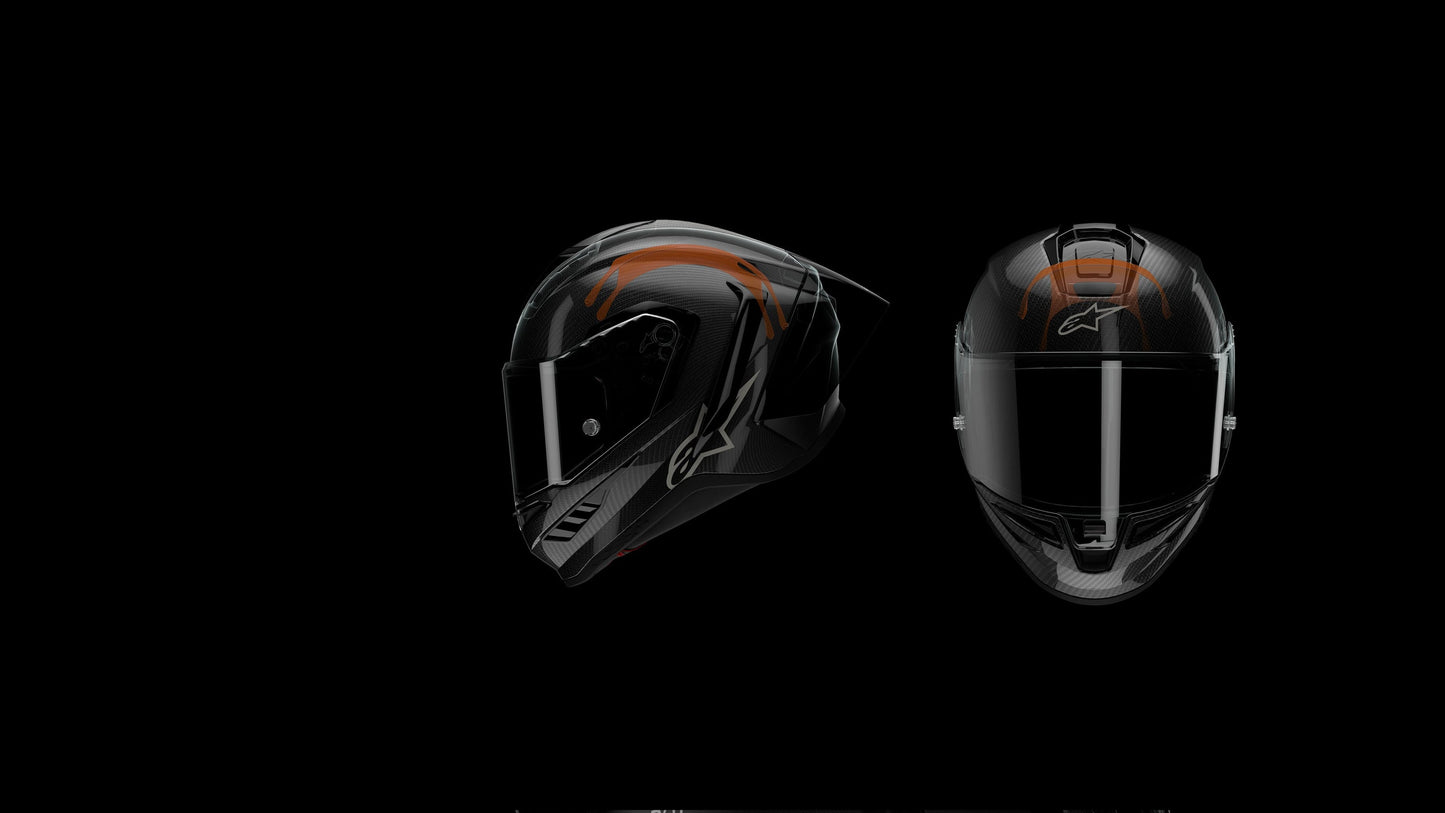 Casco Supertech R10 - Team - Element Carbono/Plata/Negro