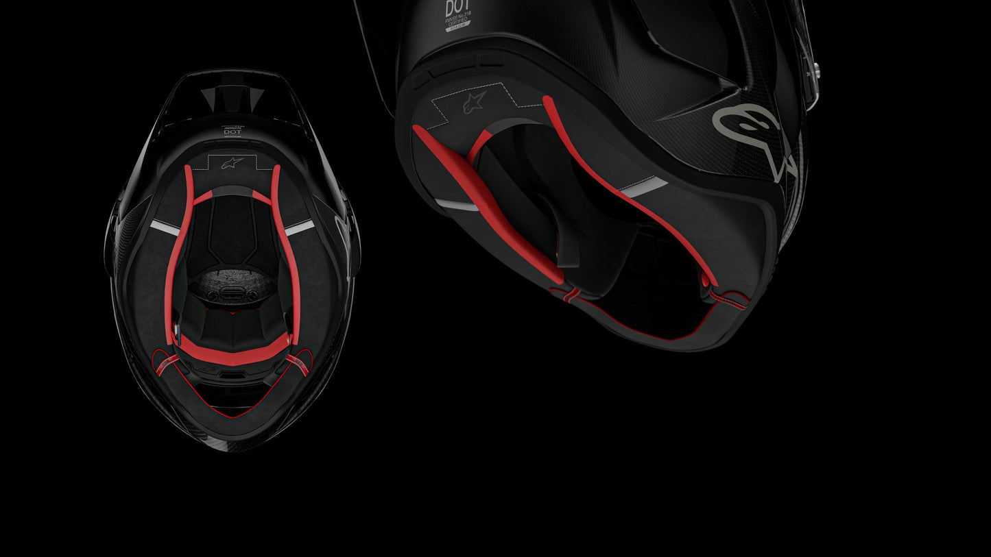 Casco Supertech R10 - Team - Element Carbono/Plata/Negro