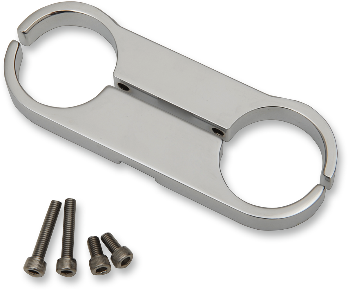 Chrome Gauge Mount For 1.50" Risers Ruta 70