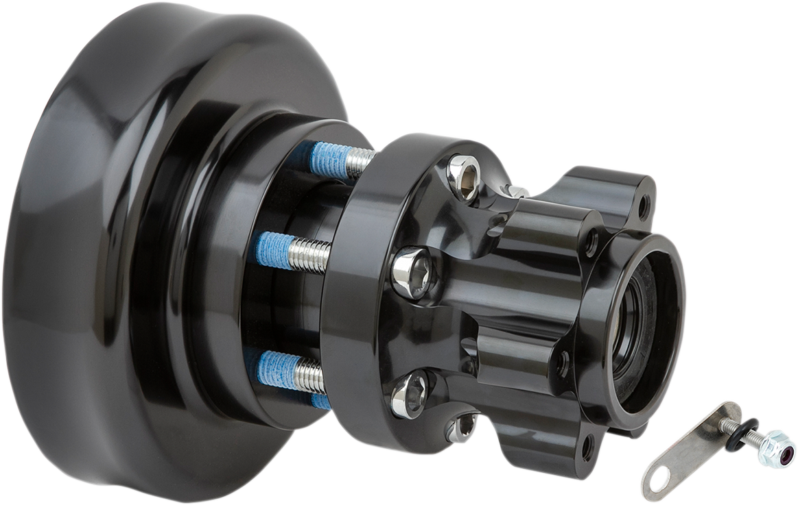Hub - With TPMS - Rear - Black